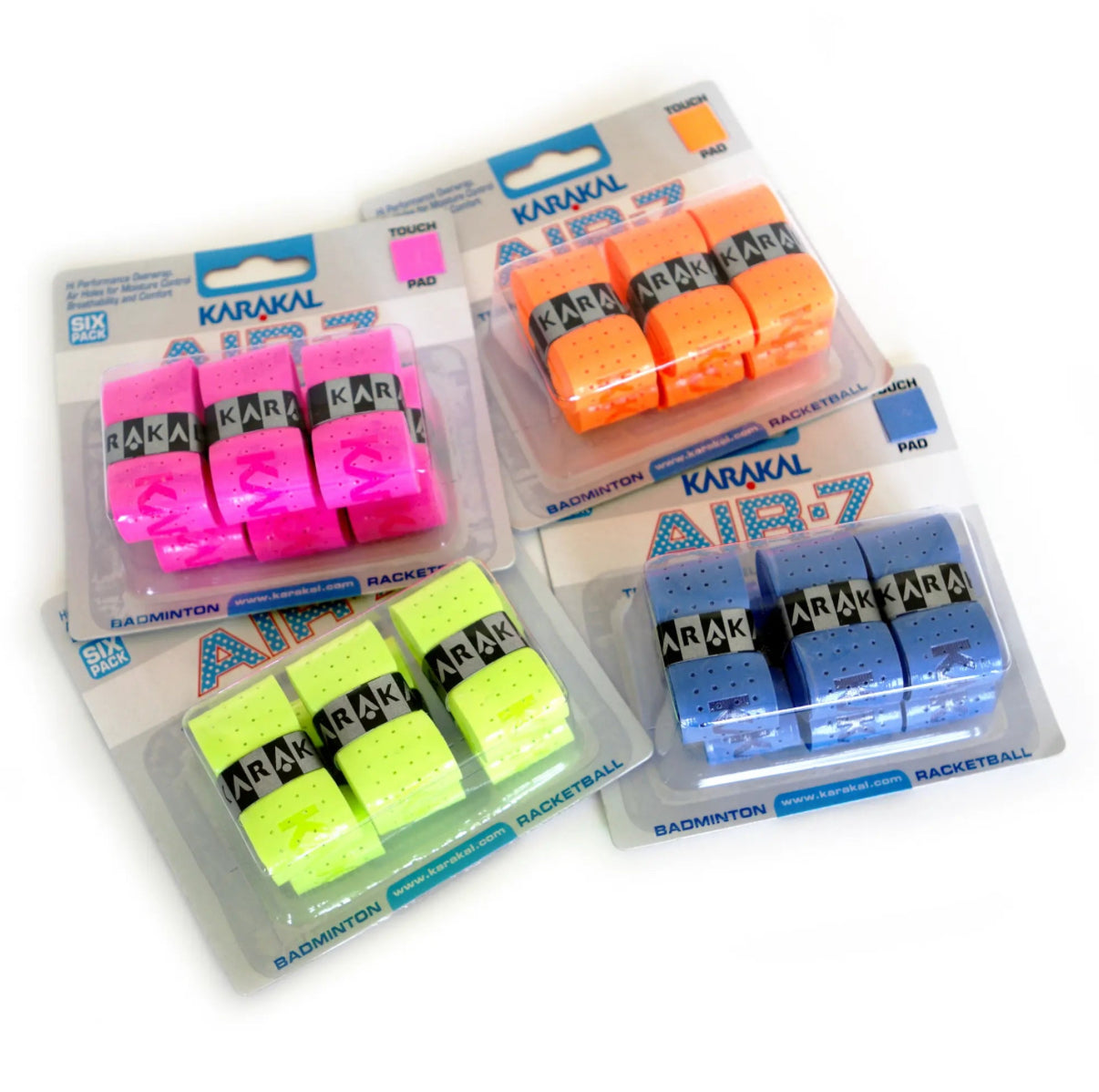 Air 7 overwrap grips- 6 pack